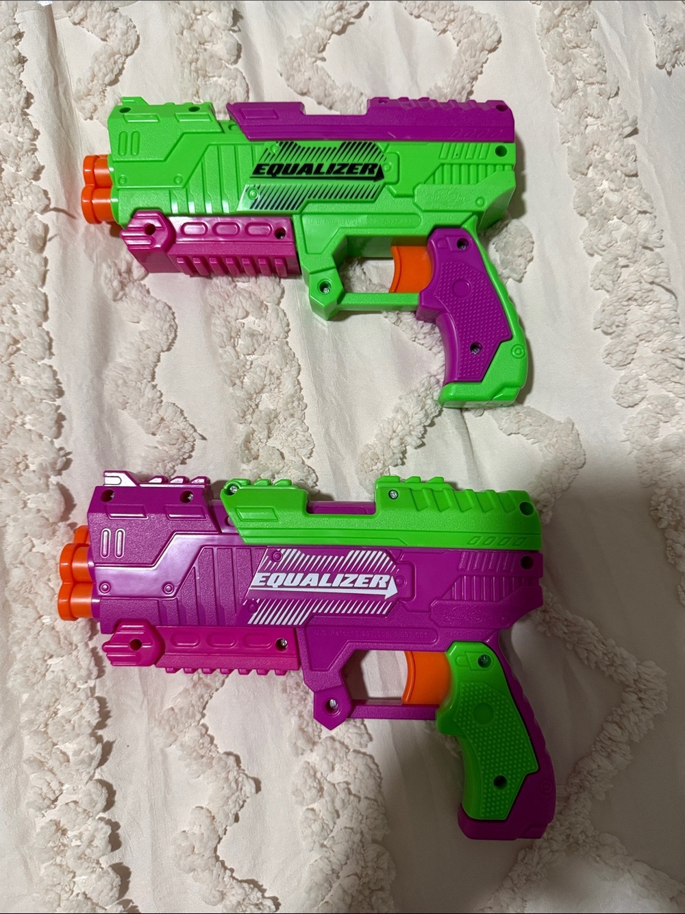 Kids Toy nerf guns  - Green & Purple